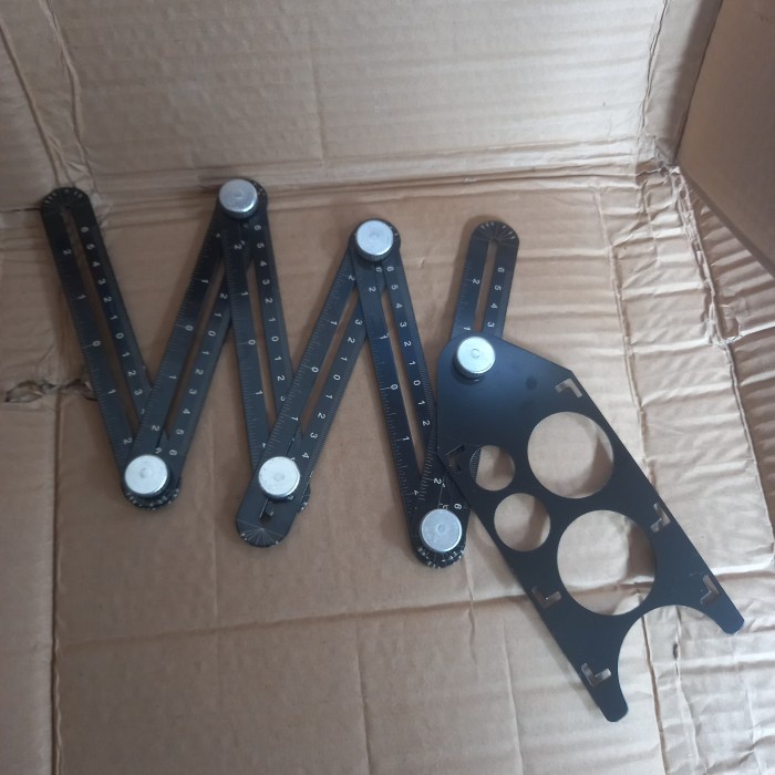 Penggaris 6 Siku Tile Locator Wall - Alat Bantu Pasang Siku Keramik