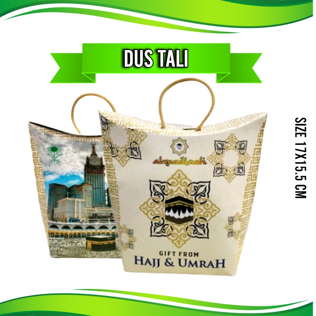 

OLEH- OLEH UMRAH DAN HAJI dus paper bag dus teng-teng dus tali dus oleh oleh haji dan umroh souvenir DK