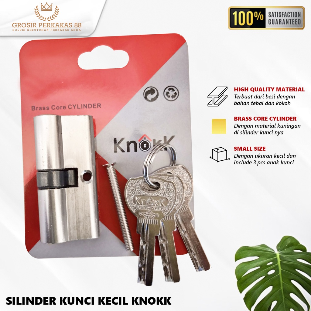 Silinder Kunci Pintu Rumah Kecil Tanggung Cylinder Medium Knokk 60mm
