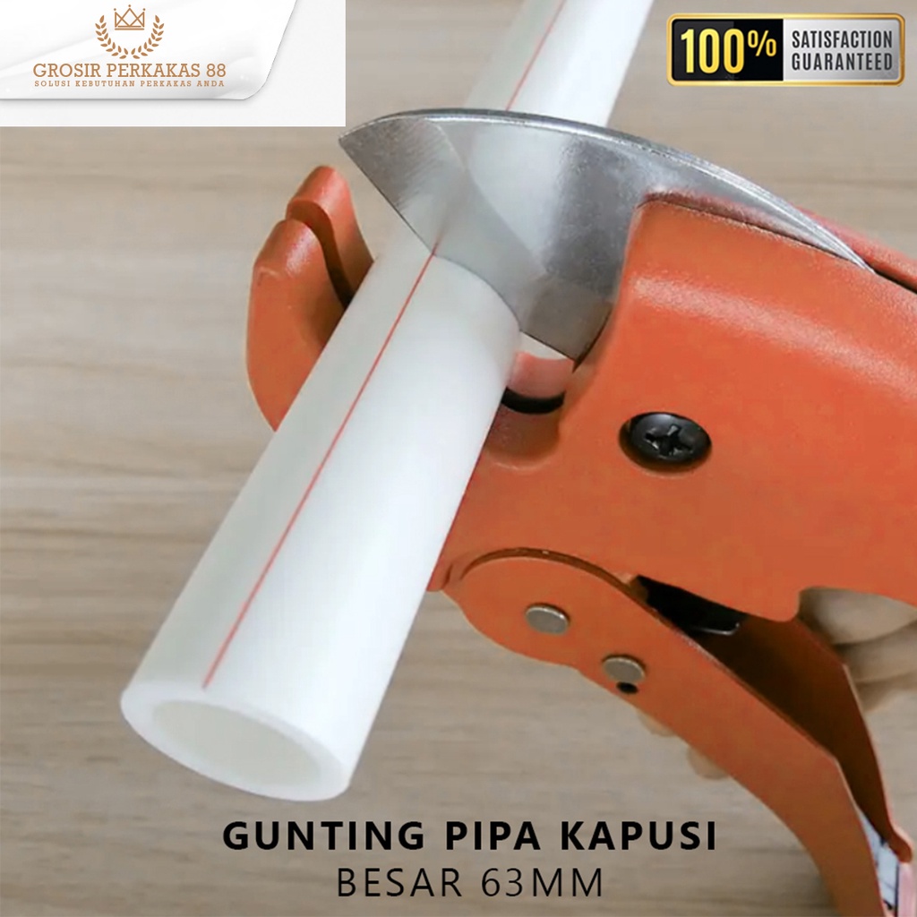 

Gunting Pipa Pvc Pemotong Paralon Pipe Cutter Besar 63mm Kapusi HD