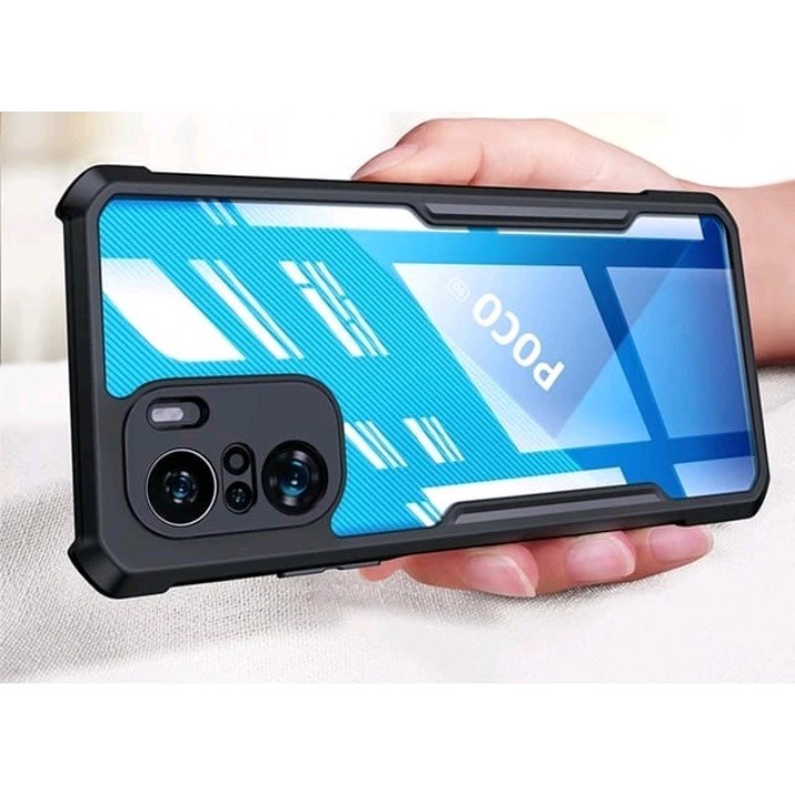 S/P- Case  CASING XUNDD Poco F3 F4 GT Shocproof Transparan Bening Soft Case Bening Trasparan Xiaomi 
