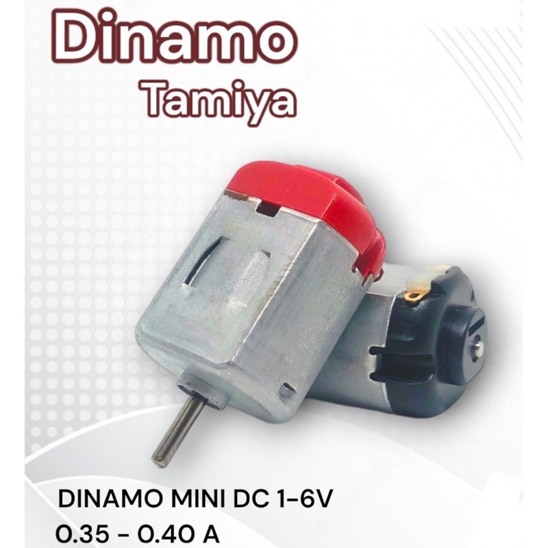 MESIN MOTOR DINAMO DC MINI DINAMO TAMIYA MINIATUR MOTOR DC 1V - 6V PRAKTEK SEKOLAH MINIATUR KAPAL KI