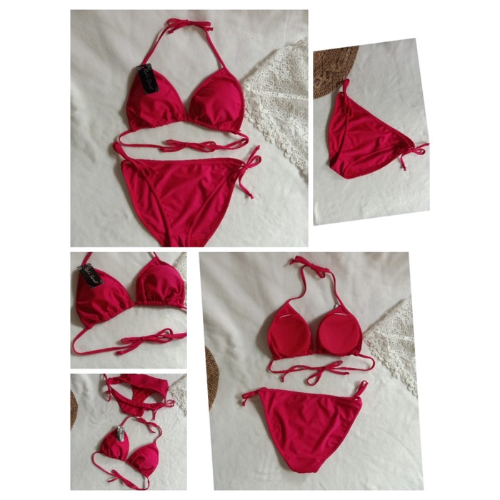 PROMO Sexy Bikini pantai (BK.3301) - M, Merah