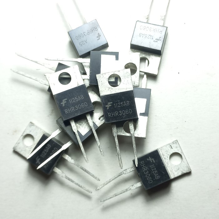 DIODA ULTRAFAST MUR3060 RHR3060 RHRP3060 DIODE MUR RHR RHRP 3060 2 pin kaki