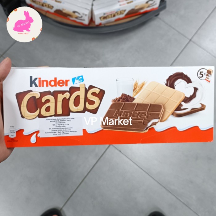 

Kinder Cards Ricco Di Latte 125g | Isi 5pcs