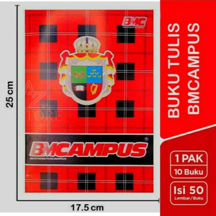 

MURAH- Buku Tulis A5 Big Boss Campus 36 / 50 Lembar Halaman isi 10 Pcs 1 Pak - Nobel 36 Lembar- 1.2.23