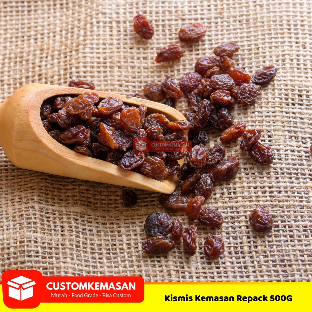 

Kismis / Kismis kemasan Repack / Kismis Kemasan 500g