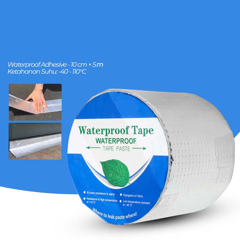 

CSO Lakban Aluminium Foil Waterproof Adhesive 10 cm x 5 m - LS549 (OBRAL REJECT)