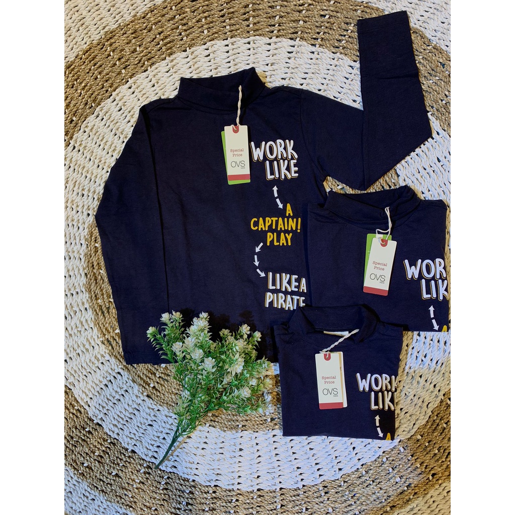 BAJU NAVY TURTLENECK ANAK LAKI-LAKI - BRAND OVS - PAKAIAN ANAK - BRAND ORIGINAL - MEDAN FACTORY OUTL