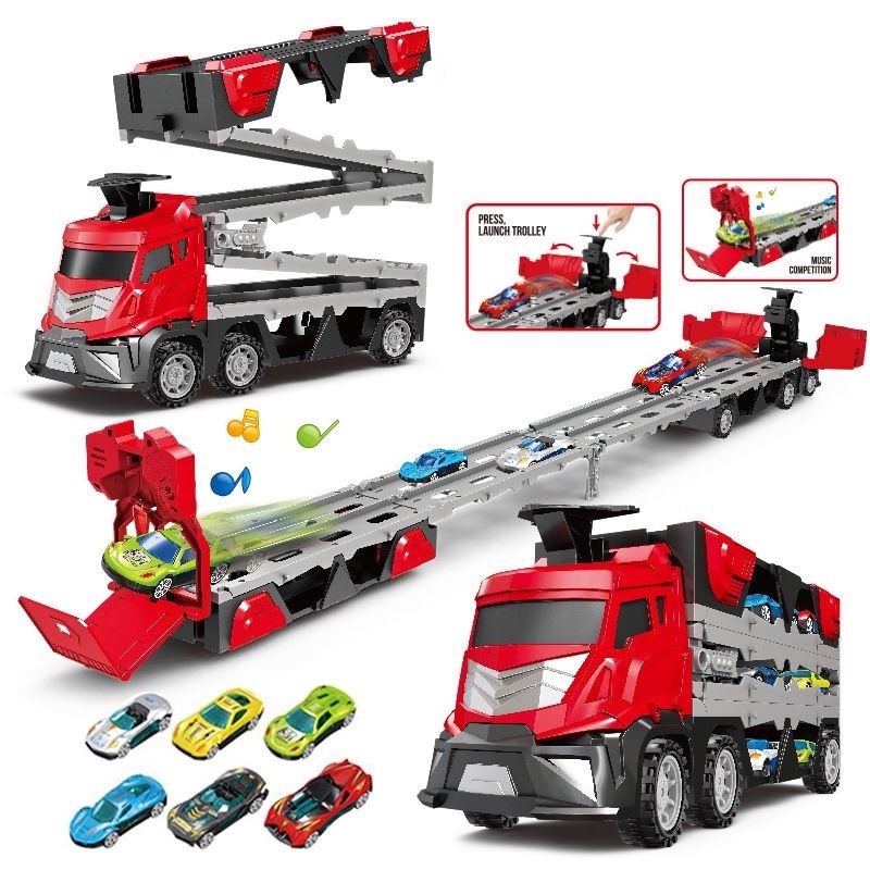 Mainan Anak Alloy Catapult Deformation Truck Folding Track Die Cast Edukasi Sensori Motorik Montesori Kado Bekasi Jakarta Hobby And Toys