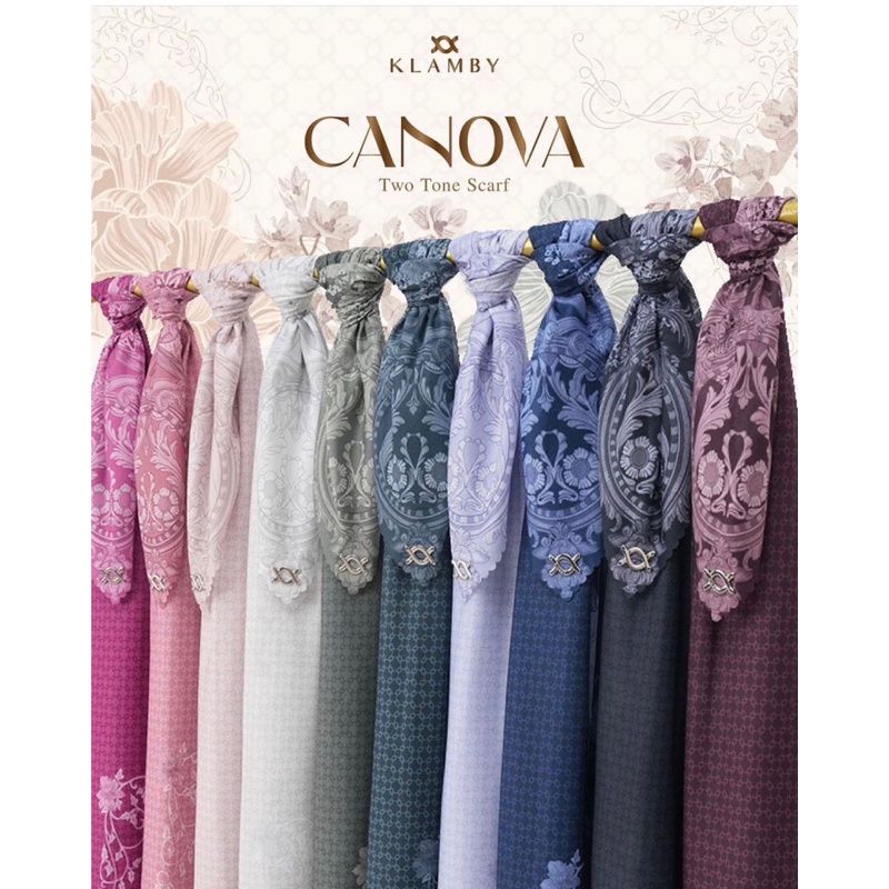 [SIAP KIRIM] NEW ORIGINAL Wearing Klamby Scarf Dumai/ Canova/Mantingan/Batanghari/Dharmawangsa/Sierr