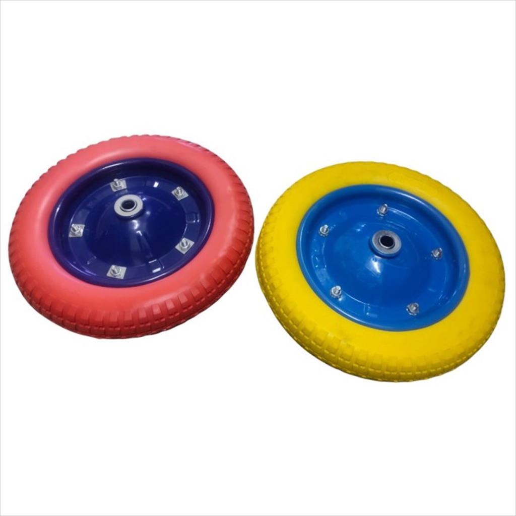 Mitra BGN - Roda Ban Gerobak Pasir sorong Mati PU model Artco Warna