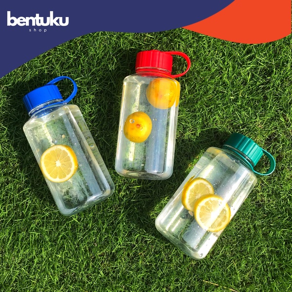 Bentuku Tumbler Chielo DUNDEE LUNDEE 1 Liter / Botol Minum Plastik Sport Polos 1000ml