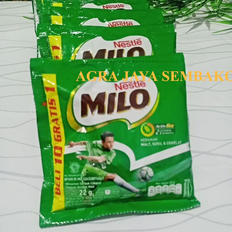 

MILO "ActivGO" Renceng isi 11 Sachet [@22gr]