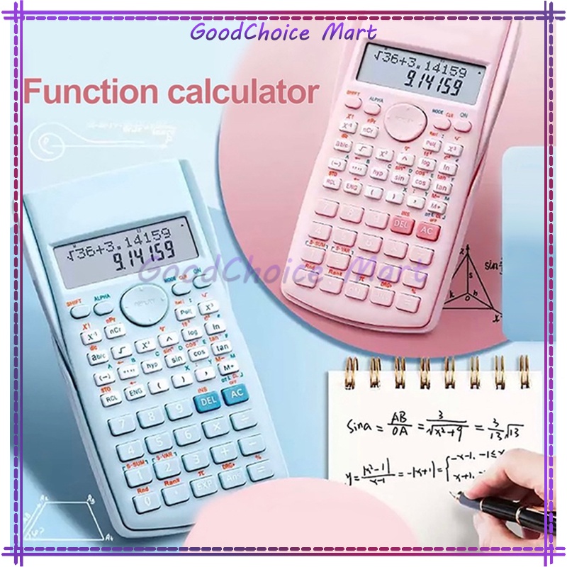 

Scientific Kalkulator 240 Fungsi Kalkulasi / 4 Warna Scientific Calculator / Kalkulator Color Function Scientific Kalkulator