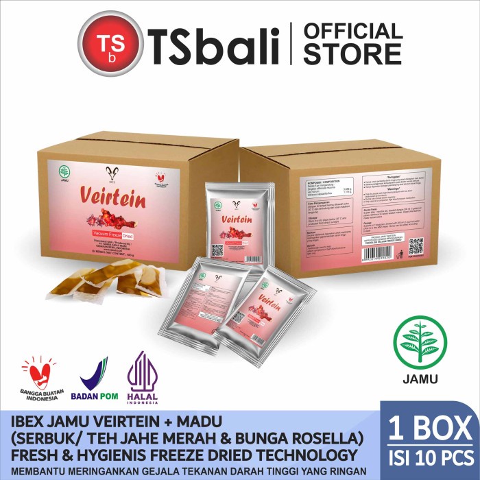 

IBEX – Jamu Veirtein ( Serbuk / Teh Jahe Merah & Bunga Rosella )