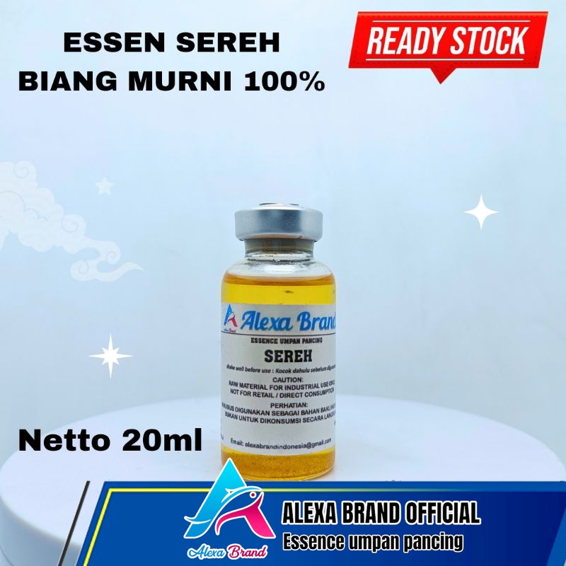 Essen Sereh Biang murni 100% - Alexa brand esen sereh - umpan pancing