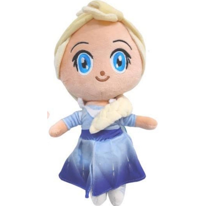 HF74 Boneka Baby Frozen II (Elsa n Anna) - Biru Muda