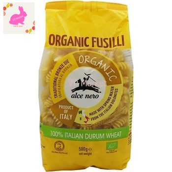 

Alcenero Organik Fusilli Pasta 500g Impor italy