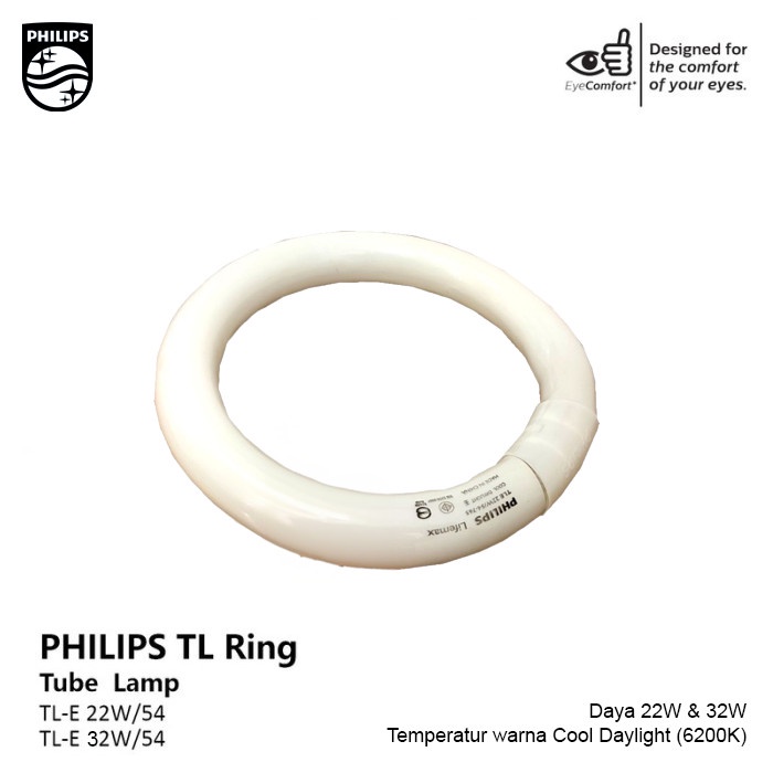 PHILIPS Lampu TL E 22W 54 RING & TL E 32W 54 RING