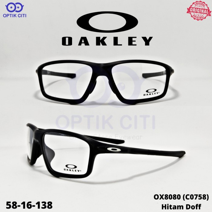Frame Kacamata Pria Sporty Oakley Crosslink Zero OX 8080 Original