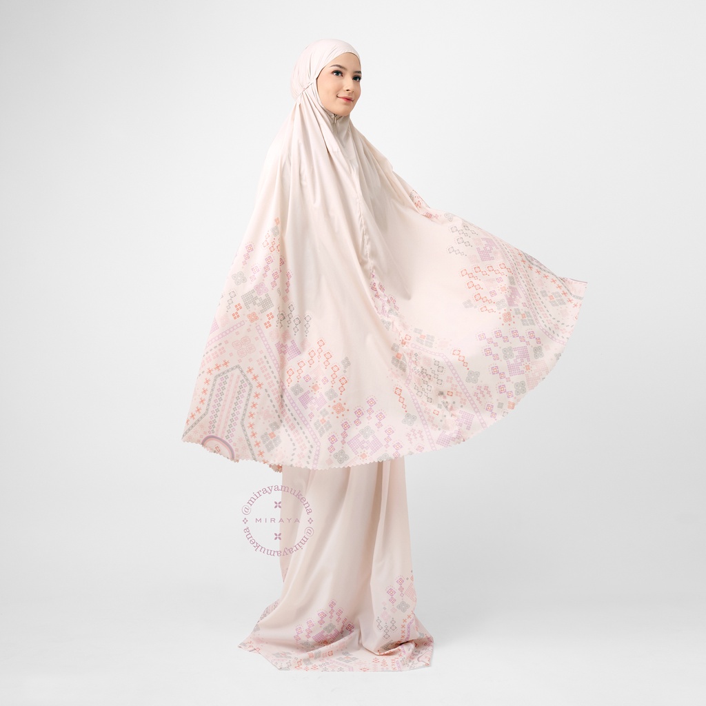 Mukena Compact Miraya Myriad Creme