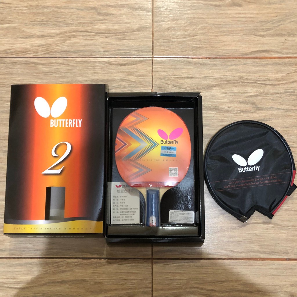 Bet Pingpong Bat Tenis Meja Bat Pingpong Butterfly TBC 201 ORIGINAL