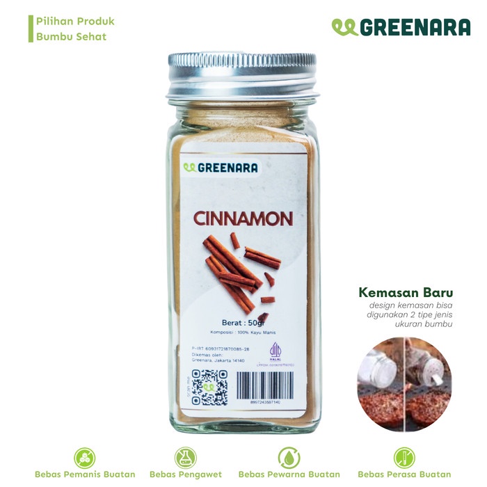 

[PREMIUM] Kayu Manis Bubuk 50gr / Ground Cinnamon KUALITAS TERBAIK