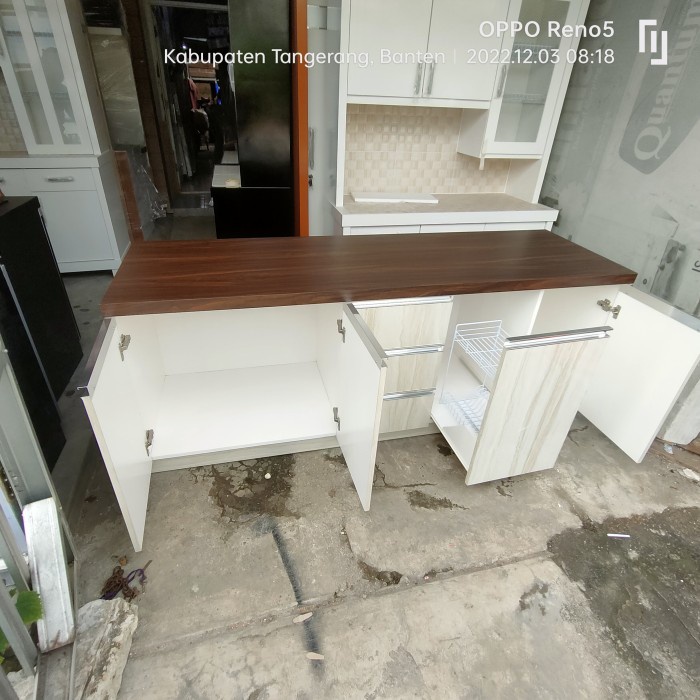 Kitchen Set Bawah Lemari Dapur Rak Kompor Rak Serbaguna HPL