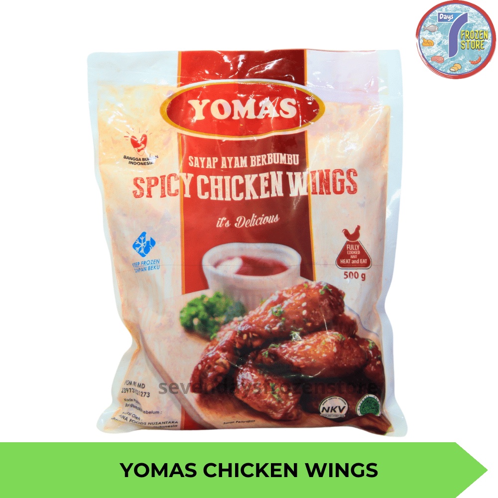 

Yomas Spicy Chicken Wings / Sayap Ayam Berbumbu 500 gr