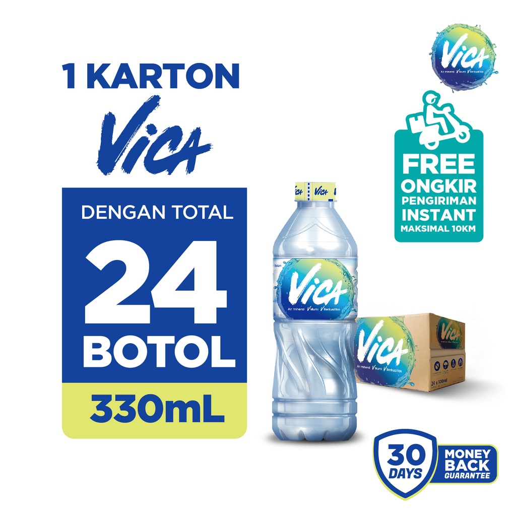 

ViCA 330mL isi 24 botol / Air Mineral / Air Mineral Botol