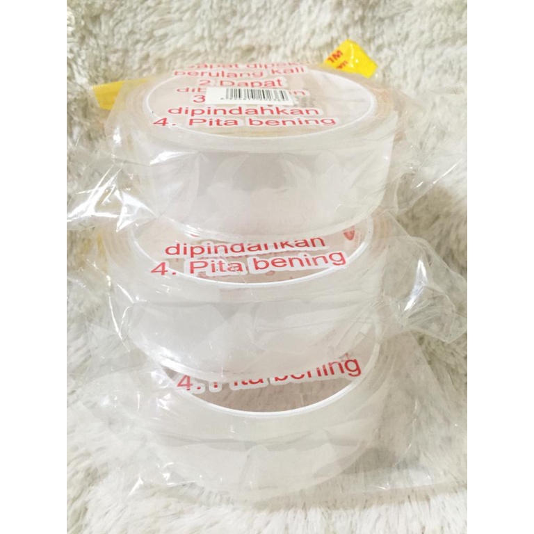 

Vis-1 Doubetape Nano Bening / Nano Double side tape 1 inci