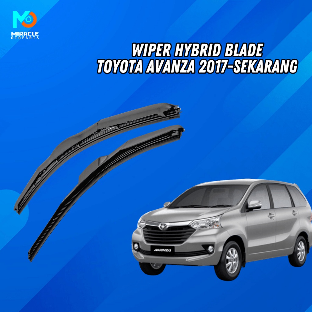 Wiper Hybrid Blade Toyota Grand New Avanza 2017 - Sekarang / Wiper Blade Hybrid 1 Set (Kiri dan Kana