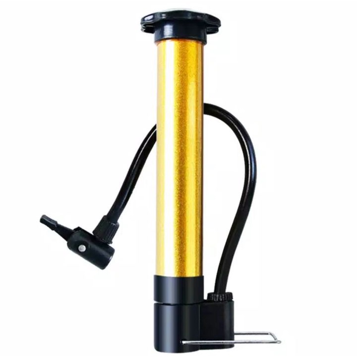 GG POMPA ANGIN BAN SEPEDA EMAS MINI PORTABLE / AIR PUMP BOLA BALON KASUR PELAMPUNG RENANG / POMPA EM
