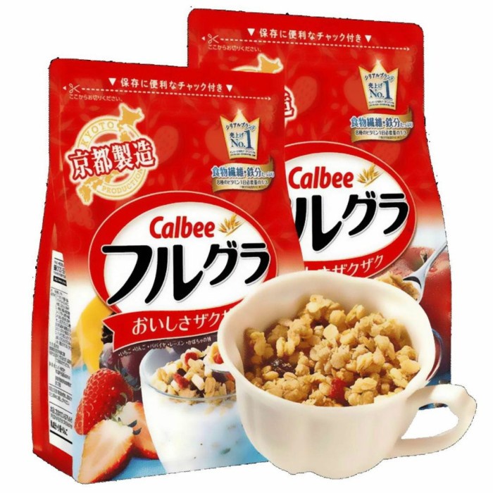 

✨PROMO✨ -Calbee Granola Fruit Cereal 700g - Made in Japan