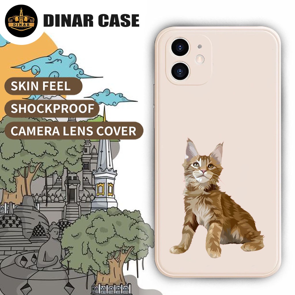 Softcase Realme 5 5 PRO C11 C15 C20 C21 C21Y C25 C31 C30 C35 C55 C33. Motif Gambar DN253 KUCING ASLI