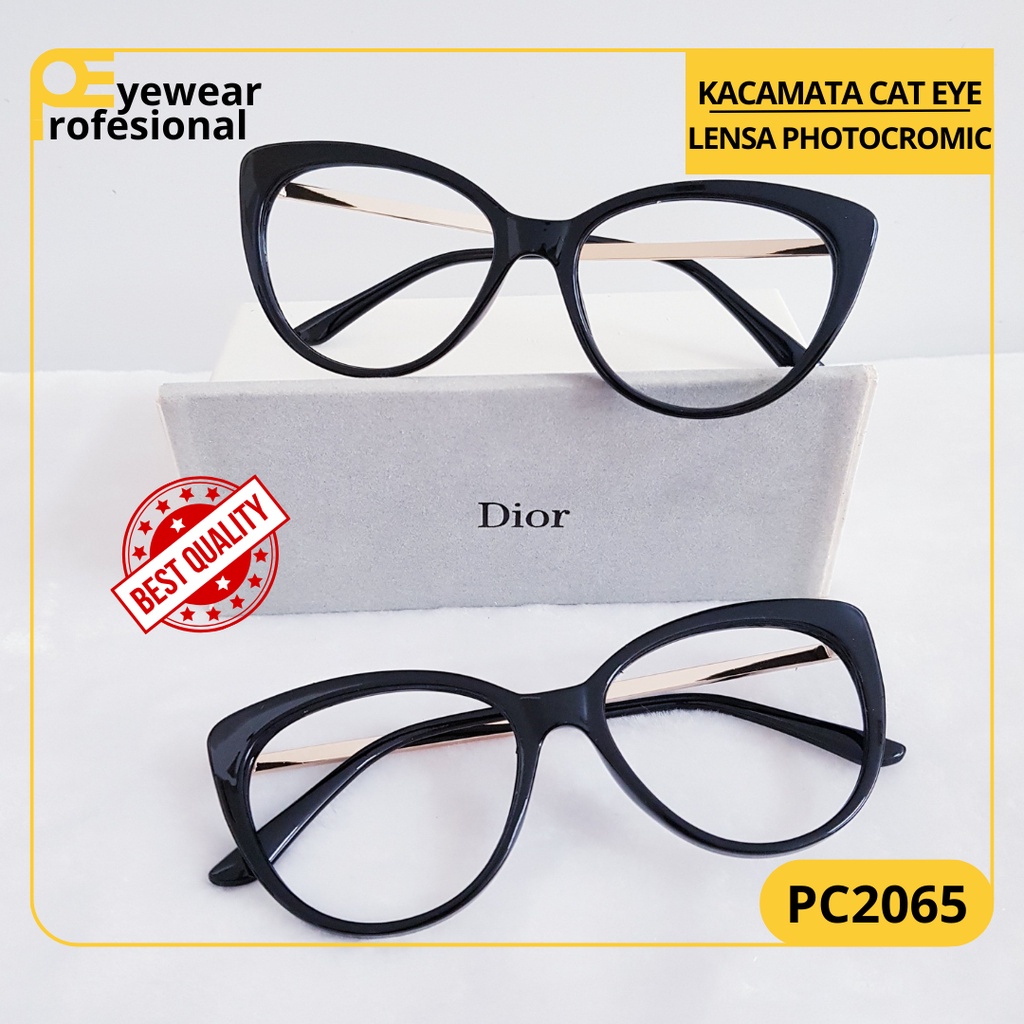 Kacamata Cat Eye Terbaru Photochromic Kacamata Fashion [PC2065]