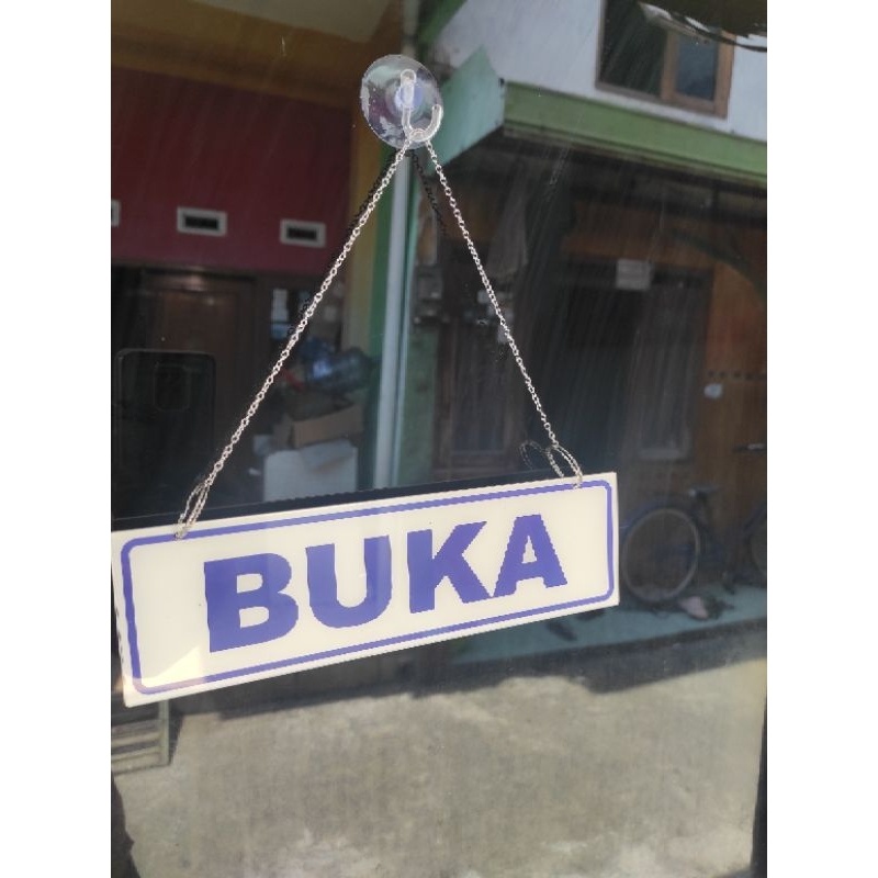 Sign Akrilik Buka Istirahat | Papan Tanda Buka Istirahat Akrilik