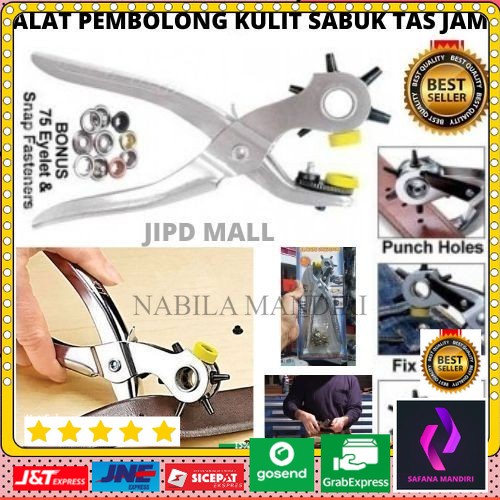 Tang Alat Pembolong Tali Sabuk Ikat Pinggang Tas Kulit Jam 9 Inch 111