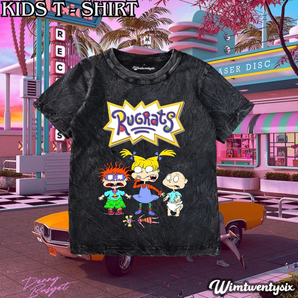 kaos rugrats washing vintage tee | kaos anak | baju anak