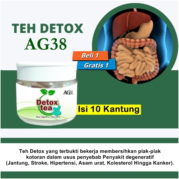 

Beli Satu Gratis 1 AG38 Teh Detox Pembersih Pencernaan Pencuci Usus Besar Asli