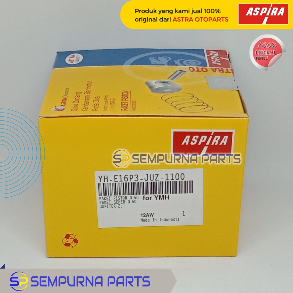PISTON KIT JUPITER Z,VEGA R NEW SIZE 0.50 5TN-E1630-3-10 - ASPIRA