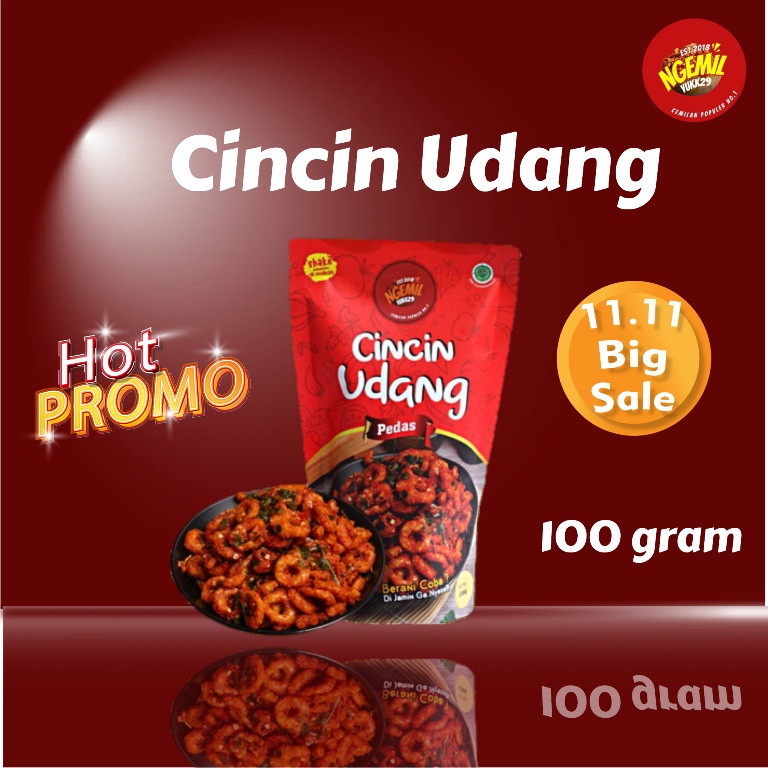 

100 GR CINCIN UDANG DAUN JERUK