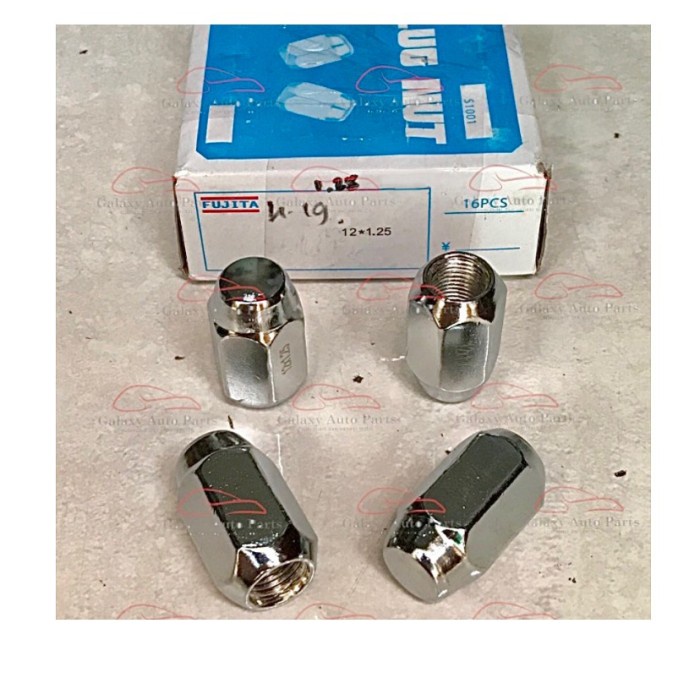 Mur roda racing mobil 1.25 1,25 kunci 19mm fujita