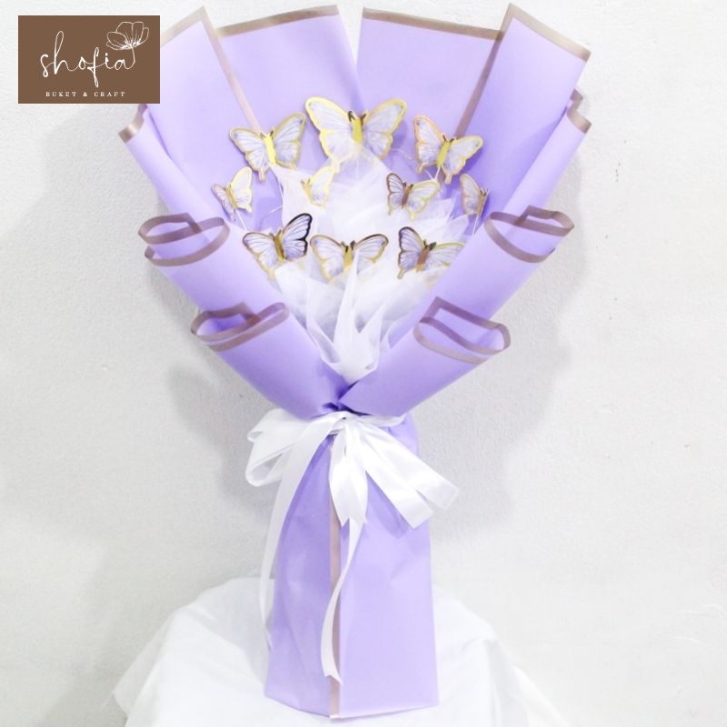 RAINBOW FLORIST BUKET KUPU-KUPU | BUKET 10 KUPU-KUPU | BUKET VIRAL | BUKET | BUKET BUNGA | BUKET WIS