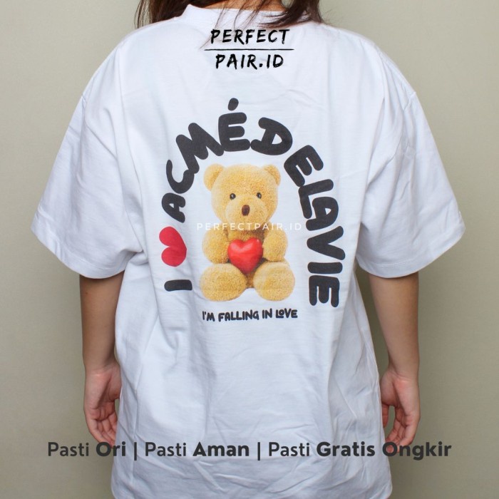 ADLV Acme de La Vie I Love Teddy Bear White Tee Mirror 1:1 Fulltag