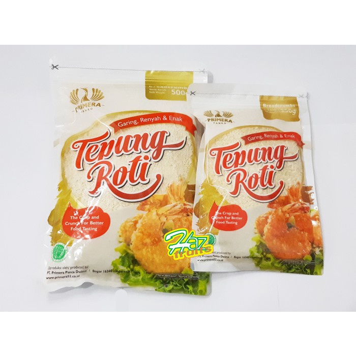 

Primera Bread Crumb Panko White | Tepung Roti warna putih