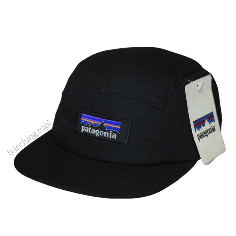 Terlaris Topi lima panel cap polo woven bordir distro original unisex topi 5 panel pria Patagonia - 