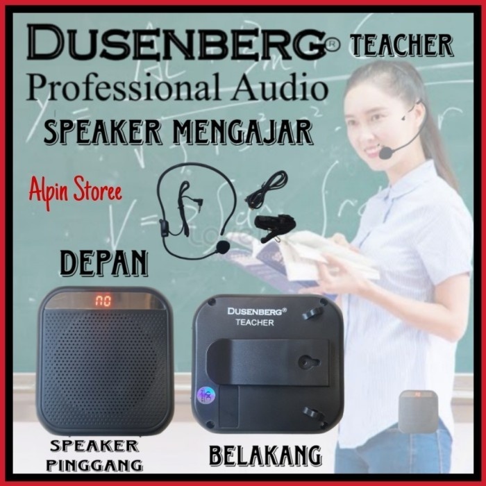 Mic Bando Speaker Dusenberg Teacher, Tour Guide, Penguat Suara Speaker
