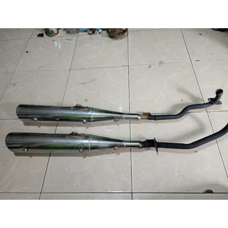 KNALPOT STANDARAN HONDA KHARISMA X KHARISMA D SUPRA X 125 OLD ORI SECOND COPOTAN